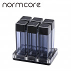 Coffee Bean Cellars (6 Tubes) , with Stand - smoke gray